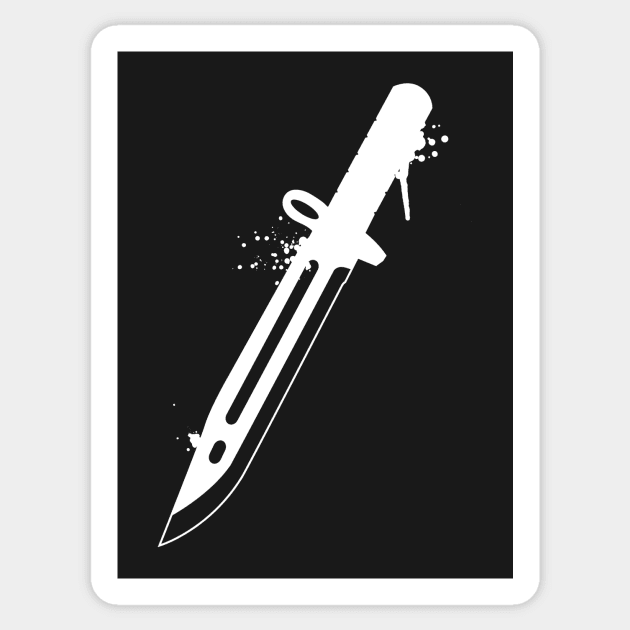 Bayonet Knife CSGO Gaming Sticker by turbopower